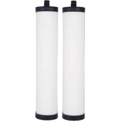 Doulton - 2 x 10 M15 UltraCarb keramikas dzeramā ūdens filtra kārtridži, kas saderīgi ar FRX01 - FRX02 elementiem, Franke 02, Triflow & Filterflow 1. paaudzes plastmasas sistēmām. | W9223021 (2 gab. iepakojumā)