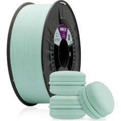 WINKLE PLA HD filaments, pasteļzils, mākoņaini zils, 3D printeru filaments, PLA filaments, 1,75 mm, 1 kg, PLA zils, krāsa bez spīduma, izmēra precizitāte, 1 kg spole