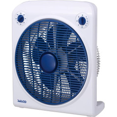 Компактный вентилятор Salco Boxfan SBF-40, диаметр 30 см, мощность 50 Вт, таймер, колебания, 3 уровня - универсальный вентилятор, подходящий для любого 