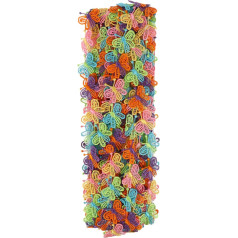 Milisten Flower Decor Lace Trim 1 Roll 15 metri ūdenī šķīstošs izšūšanas ziedu mežģīnes apdares mežģīnes auduma lentes jostas josta aproces aproces apdare amatniecības TypeC Flower Decor