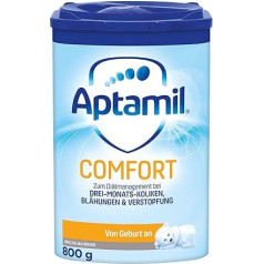 Aptamil Comfort - Специальное питание с рождения, для соблюдения диеты, при коликах, метеоризме и запорах, пальмовое масло, сухое молоко, 1 x 800 г