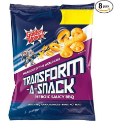 Golden Wonder Transformers Chips BBQ - 90g - 8 gab. iepakojums