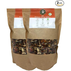 eat Performance® Muesli Strawberry Mango (2 x 1000 g) - Paleo proteīna graudaugu pārslas, kas gatavotas no 100% dabīgām organiskām sastāvdaļām, nesatur lipekli, graudus, vegānus un cukuru.