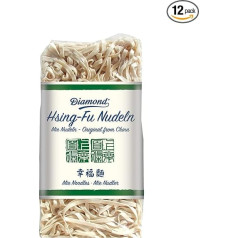 DIAMOND Hsing-Fu nūdeles, Āzijas Mie nūdeles no kviešu miltiem ceptām nūdelēm un Wok ēdieniem - 12 x 250g