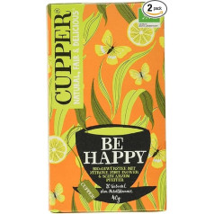 Cupper Tea Be Happy 2 x 40 g iepakojums