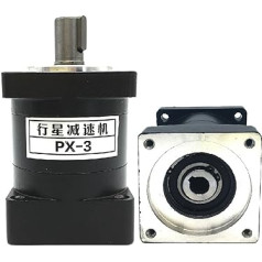 Schrittmotor Servomotor Planetengetriebe Getriebe 80 mm Flansch Eingang und Ausgang 19 mm Verhältnis 3:1,5:1,10,56:1~216 Drehzahlminderer for Servomotor CNC für CNC-Fräsdrehmaschine (Izmērs : Ratio 2