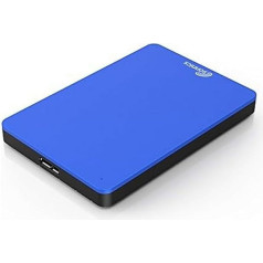 Sonnics 1TB zils ārējais portatīvais cietais disks USB 3.0 īpaši ātra datu pārsūtīšana lietošanai ar Windows PC, Apple Mac, Smart tv, XBOX ONE un PS4