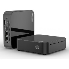 DreamQuest Mini PC Windows 11 Pro Intel N150 (līdz 3,6 GHz) 16 GB DDR4 512 GB M.2 SSD Micro Desktop dators ar HDMI Tpye-C portu, 2X Gigabit Ethernet/WiFi 5/BT 5/USB3.2 X4 biznesa birojiem