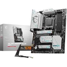 MSI X670E Gaming Plus WiFi pamatplate, ATX - Atbalsta AMD Ryzen 7000 procesorus, AM5-14 Duet Rail 80A SPS, DDR5 7800 MHz/OC, PCIe 5.0 x16, M.2 Gen5, 2,5G LAN, Wi-Fi 6E