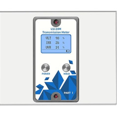 LS110H Split Transmission Meter mit for Automobile Metallfolie installierter Glasfrontscheibe VL Spitzenwellenlänge: 550 nm