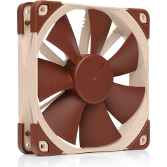 Noctua NF-F12 PWM, 4-pin Premium klusais ventilators (120 mm, brūns)