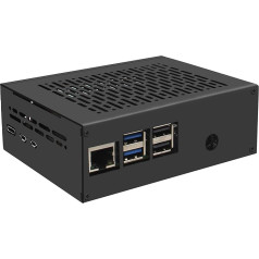 Geekwrom X1011-C1 metāla korpuss Raspberry Pi 5 un X1011 PCIe uz 4 gab NVMe vairogs