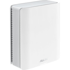 ASUS ZenWiFi BT10 Tri-Band WiFi 7 Smart AiMesh izvelkamais maršrutētājs, 1 komplekts (6 GHz WLAN, 18 Gbps, pārklājums līdz 275 m², 2 x 10G ports, bērnu bloķētājs, VPN), balts