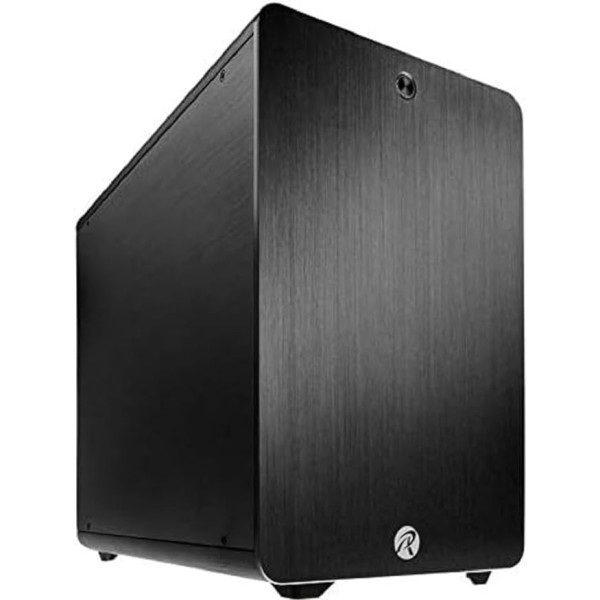 RAIJINTEK Styx Classic - Datora kaste (PC, Alumīnijs, 1 x 120 mm, bez stiprinājuma, Micro-ATX, Mini-ITX, melna)