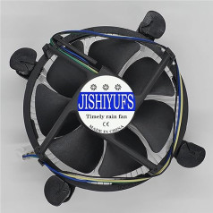 JISHIYUFS Jauns CPU dzesēšanas ventilators Intel LGA1150 LGA1151 LGA1155 LGA1156 Celeron/Pentium/i3/i5/i7 procesoru sērijas ventilators E97379-003 CNDP751K50 DTC-DAB16 DC12V 0.60A