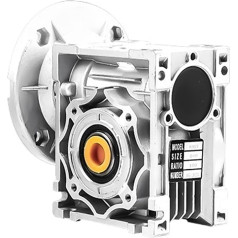 Schritt-Servomotor NMRV063 Schneckengetriebe mit hohem Drehmoment, Übersetzungsverhältnis 5:1 bis 100:1, Eingangsloch, 14 mm/19 mm/24 mm, Drehzahlminderer, geeignet for verschiedene Motoren ( Color :