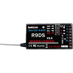 RadioLink R9DS 2.4G 9CH DSSS FHSS приемник для AT9S AT9 AT10 передатчика