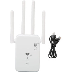 WLAN Range Extender, pārklāj līdz 105 ierīcēm ar 5G divjoslu bezvadu signāla pastiprinātāju un atkārtotāju, līdz 1200 Mbps ātrums