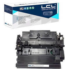 LCL atjaunota tonera kasetne CF287X 87X 287X ar augstu ražību (1 gab., melna), kas paredzēta HP LaserJet Enterprise M506x M506dn M506dn M506n M506n MFP M527f M527c M527z M527dn M527f M527c 501N M501n