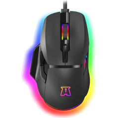 AKUMA Souris Gaming Otaku M05 12800 DPI RGB programmējams melns