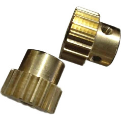 Motorritzel, Zahnrad, Motorritzel, 0,8 m, 18/20 Zähne, Kupferzahnräder, Loch 6 mm, abgestuftes Stirnrad M3 Messingritzel GS (Lochdurchmesser: 6 mm, Anzahl der Zähne: 18 Zähne) ( Krāsa : 20 zobi , izmērs