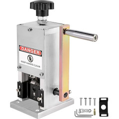 Happybuy Wire Stripping Machine 1,5-25 mm kabelis, Vairāku stiepļu noņemšanas mašīna Alumīnija sakausējuma manuālā stiepļu noņemšanas mašīna, rokas kabeļu pīlinga mašīna ar noņemšanas ātrumu stiepļu armatūras apstrādei