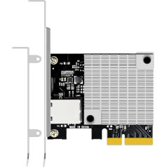 GLOTRENDS ST7357 10GB PCI-E NIC tīkla karte Viena vara RJ45 pieslēgvieta ar Aquantia AQtion AQC107 mikroshēmu PCI Express Ethernet LAN adapteris Atbalsta Mac OS/Windows Server/Windows/Linux/ESX