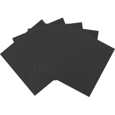 ieguves karte 5 loksnes 10 x 10 collu 10 mm EVA putu papīrs amatniecības projektiem DIY Cosplay modelēšanai melns