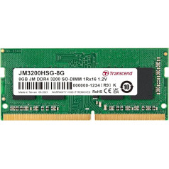 Transcend JetRam JM3200HSG-8G atmiņas modulis portatīvajam datoram 8GB 1 x 8GB DDR4-RAM 3200MHz