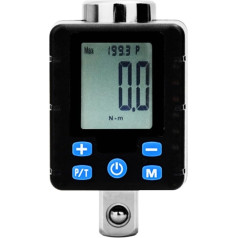 Drehmomentschlüssel Digital, Digitaler Drehmomentschlüssel 0,3-340 Nm, einstellbarer Drehmomentmesser-Adapter, professionalelle elektronische Drehmomentschlüssel-Inspektions- und Reparaturwerkzeuge,Hoh