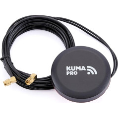 KUMA PRO 4G LTE антенна для SIM маршрутизатора и модема, 3 дБи наружная антенна для MiMo Puck, водонепроницаемая, 2 x SMA разъема, беспроводной LTE сигнал для