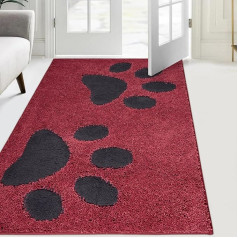 FCSDETAIL Dirt Trapper Mat Mazgājams 84 x 150 cm, iekštelpu paklājs, absorbējošs, neslīdošs, tīrs paklājs, ūdensnecaurlaidīgs paklājs suņiem, ieejas, mitrām ķepām