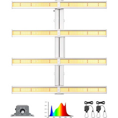 BLOOM PLUS BP5000Pro 500W LED audzēšanas gaisma 4x4ft pārsegs Dimmable Lighting pilna spektra audzēšanas gaisma istabas augiem Veg un ziedu audzēšanas lampas 3x3/4x4 augšanas teltij