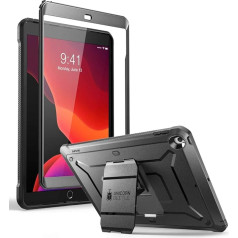SUPCASE Case for iPad 9th/8th/7th 2021/2020/2019 iPad 10.2 Inch Case Bumper Protective Case 360 Degree Cover [Unicorn Beetle Pro] with Screen Protector, Black