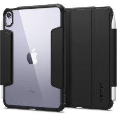 Spigen Ultra Hybrid Pro korpuss saderīgs ar iPad Mini 7. (2024, A17 Pro) / 6. (2021) paaudzes 8,3 collu - melns