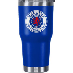 FOCO Oficiāli licencēts Rangers FC Football 30oz izolēts ceļojumu krūzītis