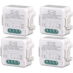 Yueyang Zigbee slēdzis 16A ar elektrības patēriņa mērītāju, releja enerģijas mērīšanas viedās lietotnes vadība, ieslēgšanas/izslēgšanas vadība, saderīgs ar Alexa Echo un Google Home, relejs 3680W (4)