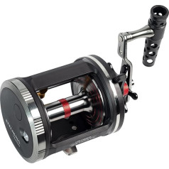 L SERVER Baitcasting Makšķerēšanas spole Misiņa pārnesums 4.2:1 Pārnesumu attiecība 14+1 Nerūsējošā tērauda lodīšu gultnis CNC Machined Aluminium Smooth Trolling Conventional Spoles