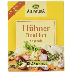 Alnatura Bioloģiskais vistas buljons, 6 kubi, 66 g