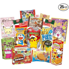 Japāņu konfektes Box Snacks Candy Jelly Sweets Cracker no Japānas ar vairāk nekā 25 gabalu dāvanu komplekts Degustācijas komplekts