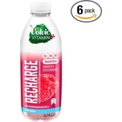 Volvic Vitamin+ Recharge Raspberry 6 x 0,75 L (vienreizlietojamie) (0,75 L)