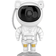 Astronauta debesu šovs zvaigžņu projektora nakts gaisma