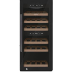 CASO WineExclusive 24 Smart Design vīna ledusskapis, līdz 24 pudelēm, divas atsevišķas temperatūras zonas, regulējamas no 5°-20°C, LED apgaismojums, ar Wi-Fi moduli un lietotni