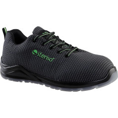ACE Black S3 MF SR Black Drošības apavi Vīriešu darba apavi Sieviešu darba apavi Vīriešu darba apavi Vīriešu S3 elpojoši vieglie drošības apavi Vīrieši S3