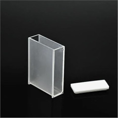 Laboratorijas aprīkojums Kvarca absorbcijas šūnas 30 mm Kvarca kivete (šķidro paraugu šūna) 10,5 ml spektrofotometram Frittensintering Technology 2/PK