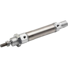 Pneimatiskais cilindrs Miniature， Pneumatikzylinder der Serie CD85N, integrierter Gabelkopfzylinder 10 16 20 mm, Hub 100 125 200 mm, doppeltwirkender Luftzylinder(20MM*125MM)