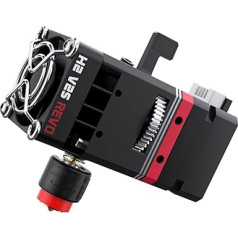 BIQU H2 H2 V2S Revo Dual Gear Feeder Ekstrūderis tiešās piedziņas metāla ekstrūdera uzlabošanas komplekts ar 4 montāžas caurumiem ātrās maiņas revo sprauslu BX Ender 3 Series, Voron2.4, Voron V0, Vzbot 3D printerim