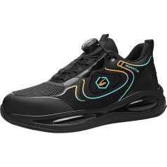 Darba apavi Unisex sporta elpojošs rotācijas poga Ūdensizturīgi drošības apavi apkalpei Darba apavi Melni darba apavi Drošības apavi Pretpunktu drošības apavi Drošības apavi Būvlaukuma apavi Drošības apavi, 03 Blue
