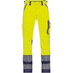 DASSY® Minnesota Stretch Hi-Vis bikses - Maat 54 - Neona dzeltens/tumši zils, Neona dzeltens/tumši zils