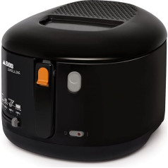 Semplicemente Una friggitrice Tefal FF160800 compatto con termostato nero